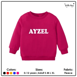 Alternative view of Kids Name Sweatshirt