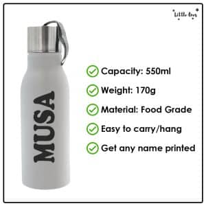 Kids Sports Waterbottle - White