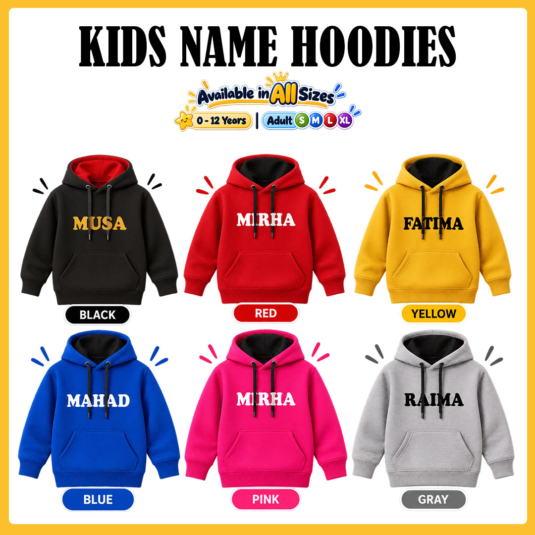 Kids Name Hoodie - Image 7