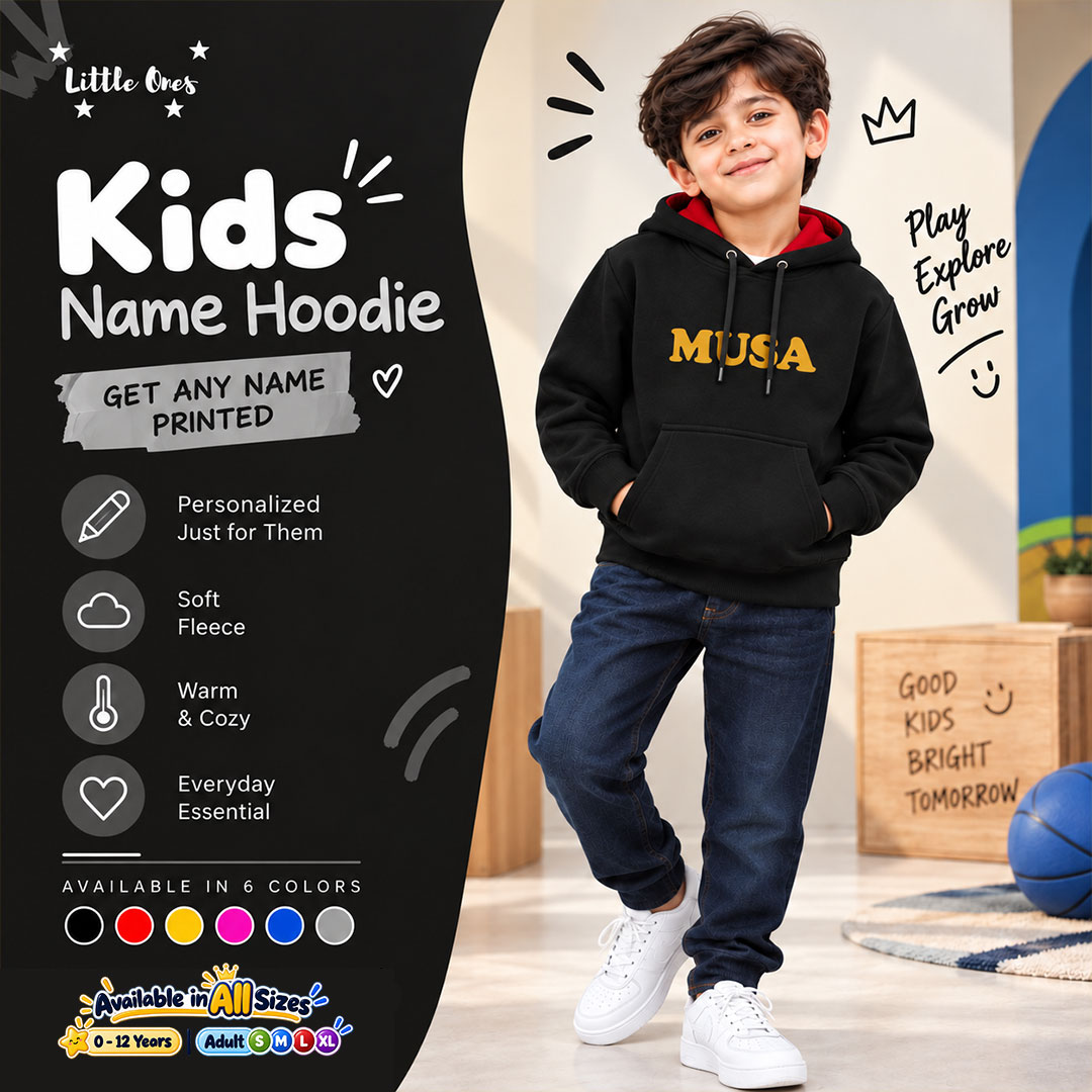 Kids Name Hoodie - Image 3