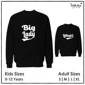 Big Lady & Little Girl Sweatshirts Bundle