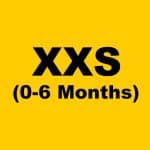 XXS (0-6 months) Rs 0