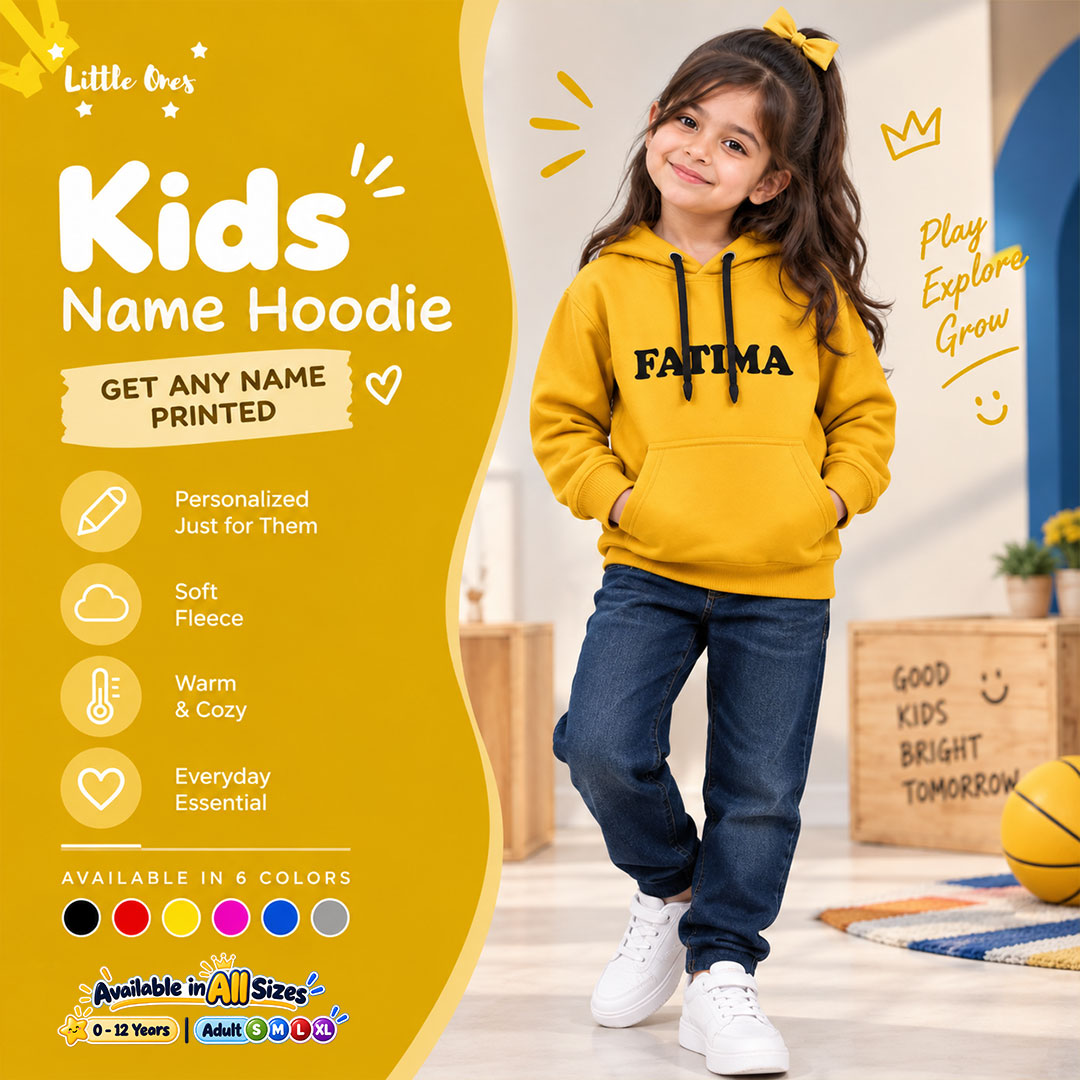 Kids Name Hoodie - Image 2