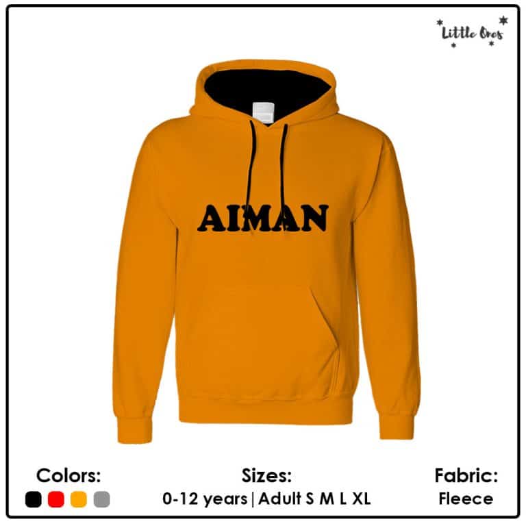 Kids Name Hoodie Little Ones