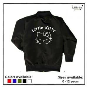 Little Kitty Kids Bomber Jacket