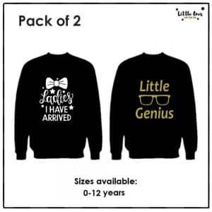 Pack of 2 Kids Designed Sweatshirts - D1