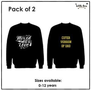 Pack of 2 Kids Designed Sweatshirts - D10