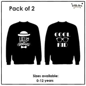 Pack of 2 Kids Designed Sweatshirts - D8