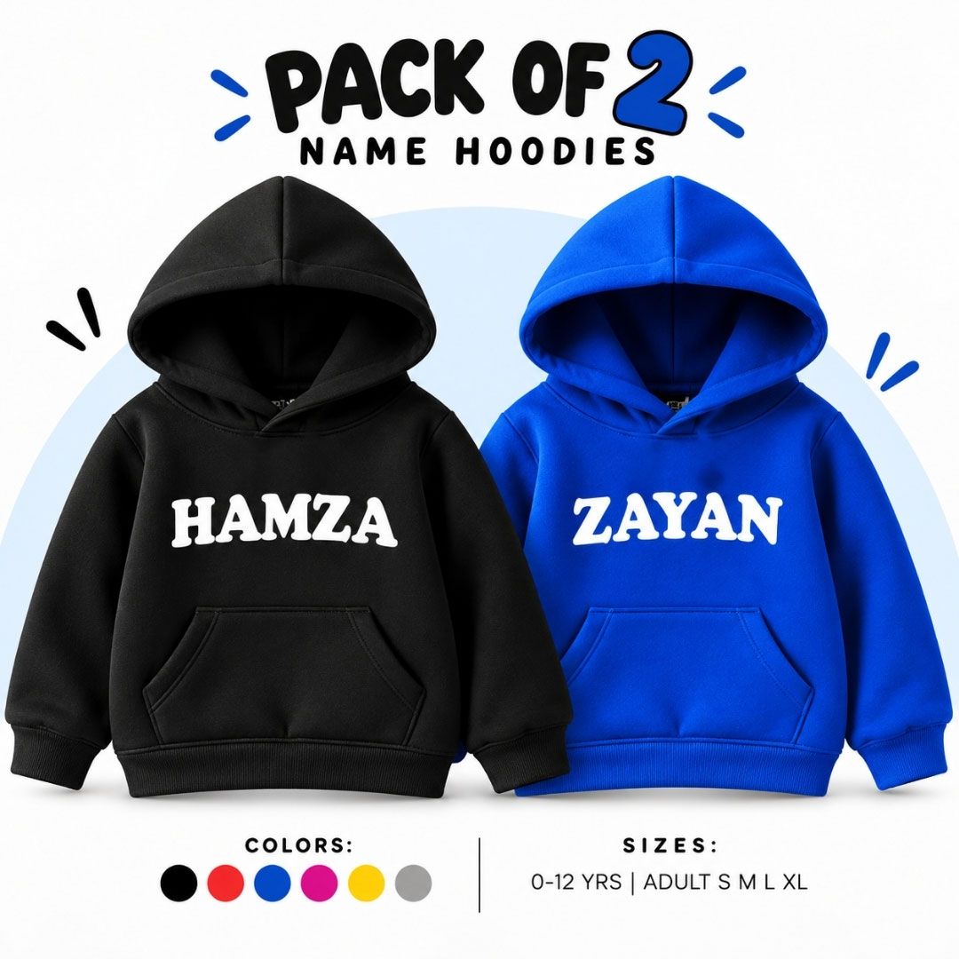 Pack of 2 Kids Name Hoodies - Image 5