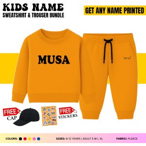 Alternative view of Kids Name Sweatshirt & Trouser Bundle