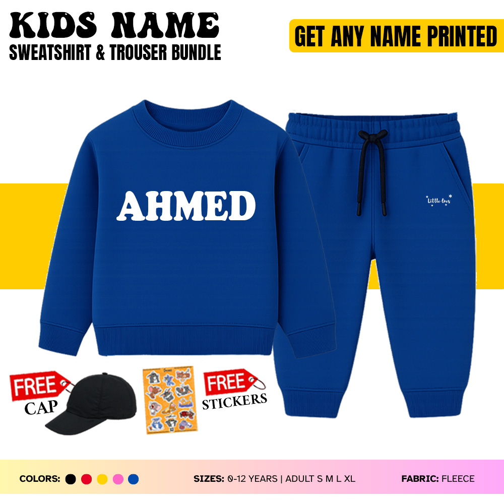 Kids Name Sweatshirt & Trouser Bundle - Image 5