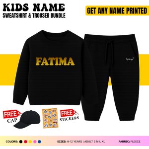 Kids Name Sweatshirt & Trouser Bundle
