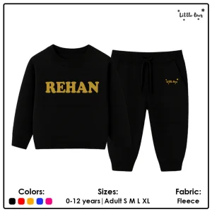 Kids Name Sweatshirt & Trouser Bundle