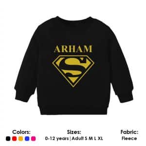 Kids Logo Name Sweatshirt - SM