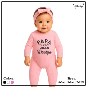 Papa Ki Jaan Name Bodysuit