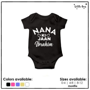 Nana Ki Jaan Name Romper