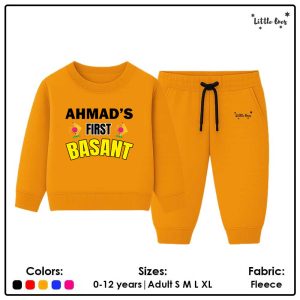 Basant Customized Name Tracksuit