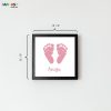 Baby Boy Footprint Keepsake Frame