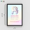 Baby Announcement Frame -Unicorn
