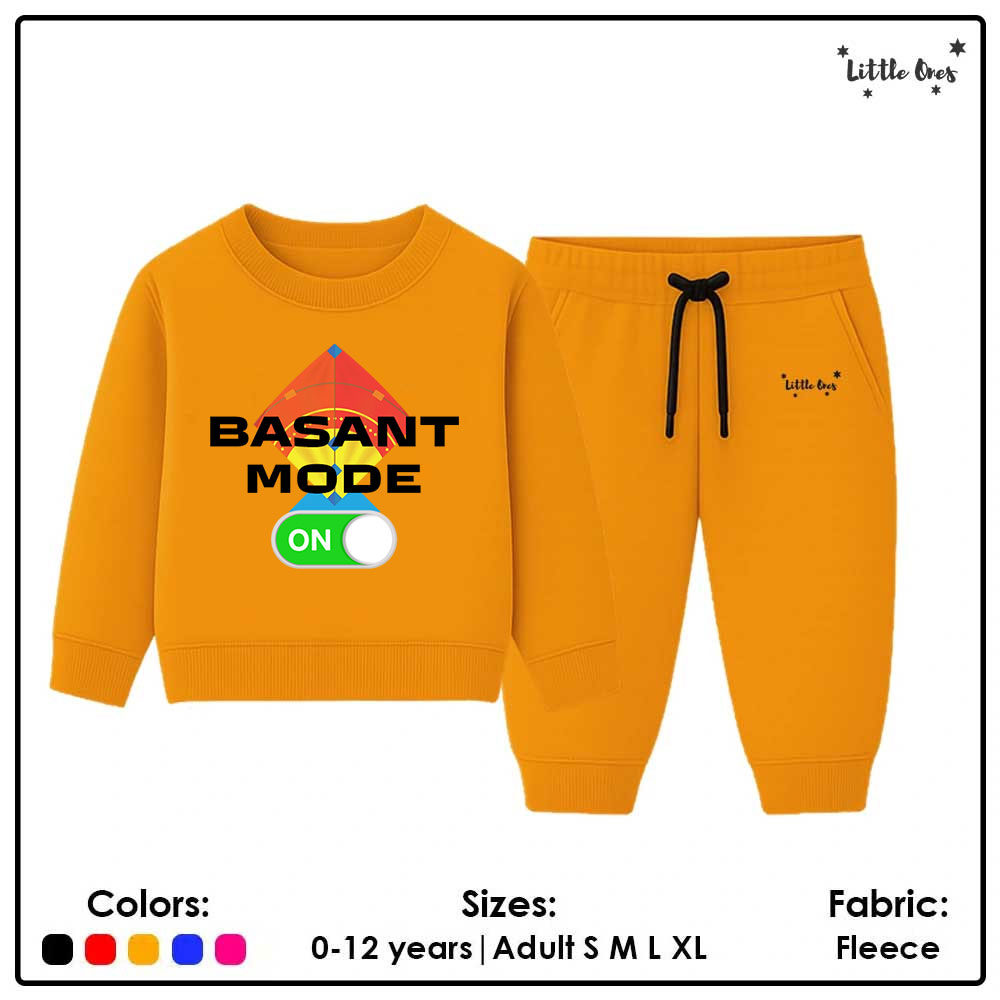Basant Mode On Tracksuit