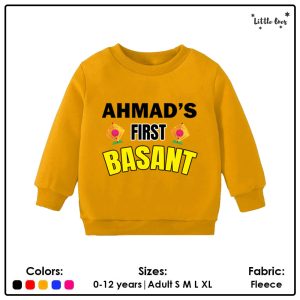 Basant Customized Name Sweatshirt