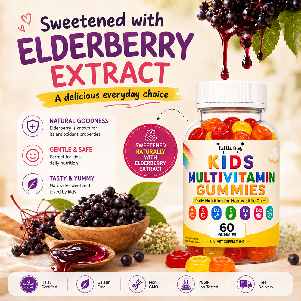 Kids Herbal Multivitamin Gummies – Daily Vitamins for Growing Kids - Image 4